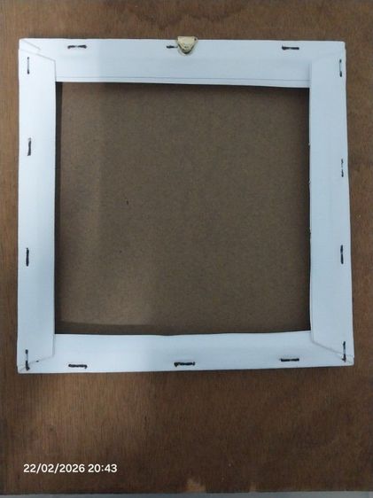 ขายภาพระบายสีอะคริลิค  ขนาด 20x20 ซม. พร้อมกรอบลอย มีตะขอแขวนในตัว แถมที่แขวนติดผนังอันนึง รูปที่ 6