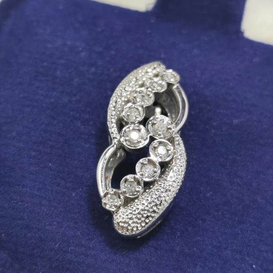 🔖จี้เงินแท้ เพชรแท้ 10เม็ด ตอกโค้ดSilver งานจากต่างประเทศ รูปที่ 8