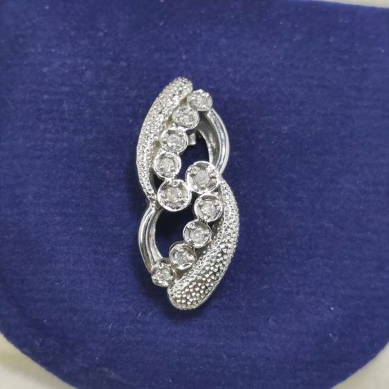 🔖จี้เงินแท้ เพชรแท้ 10เม็ด ตอกโค้ดSilver งานจากต่างประเทศ รูปที่ 6