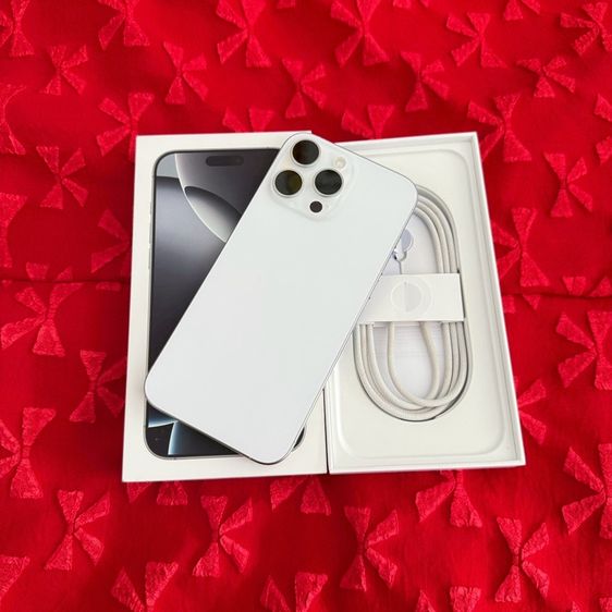 iPhone 16 Pro Max 512g สีขาว สภาพสวยมาก รูปที่ 5