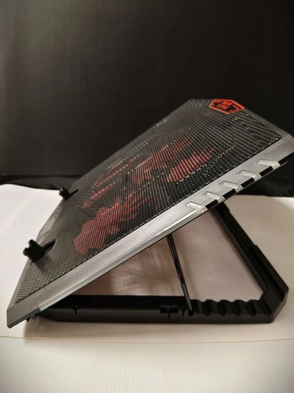 พัดลมระบายความร้อนโน๊ตบุ๊ค Ice Coorel K7 พัดลม 6ตัว ปรับความเร็วได้ มีไฟ RGB ใช้งานได้ปกติ รูปที่ 4