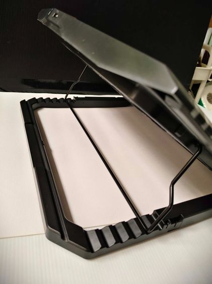 พัดลมระบายความร้อนโน๊ตบุ๊ค Ice Coorel K7 พัดลม 6ตัว ปรับความเร็วได้ มีไฟ RGB ใช้งานได้ปกติ รูปที่ 13