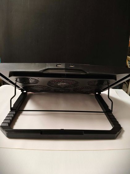 พัดลมระบายความร้อนโน๊ตบุ๊ค Ice Coorel K7 พัดลม 6ตัว ปรับความเร็วได้ มีไฟ RGB ใช้งานได้ปกติ รูปที่ 8