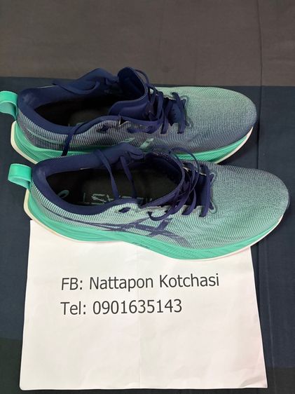 ผู้ชาย เขียว รองเท้าวิ่ง Asics superblast