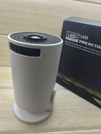 สุดคุ้มLEDโปรเจคเตอร์พกพาYK200 ปรับหมุนได้180องศาประหยัดไฟมาก เสียงเงียบ สภาพใหม่มากอุปกรณ์ครบ 400พอ รูปที่ 9