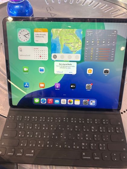 ขาย iPad Pro 12.9 นิ้ว 2018 gen 3 256g cellular ไม่มีตำหนิ สุขภาพแบต85พร้อม magic คียบอร์ดแท้  มีแค่เครื่อง  ราคา 13900 บาท รูปที่ 6