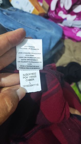 เสื้อเชิ๊ตลายสก๊อต ยี่ห้อ Levi's  รูปที่ 5