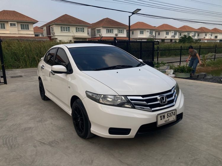 Honda City 2014 1.5 S CNG เบนซิน NGV เกียร์อัตโนมัติ ขาว รูปที่ 3