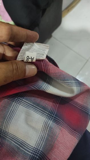 เสื้อเชิ๊ตลายสก๊อต ยี่ห้อ wrangler  รูปที่ 2