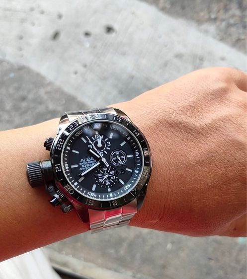 Alba By Seiko chronograph แท้ รูปที่ 3