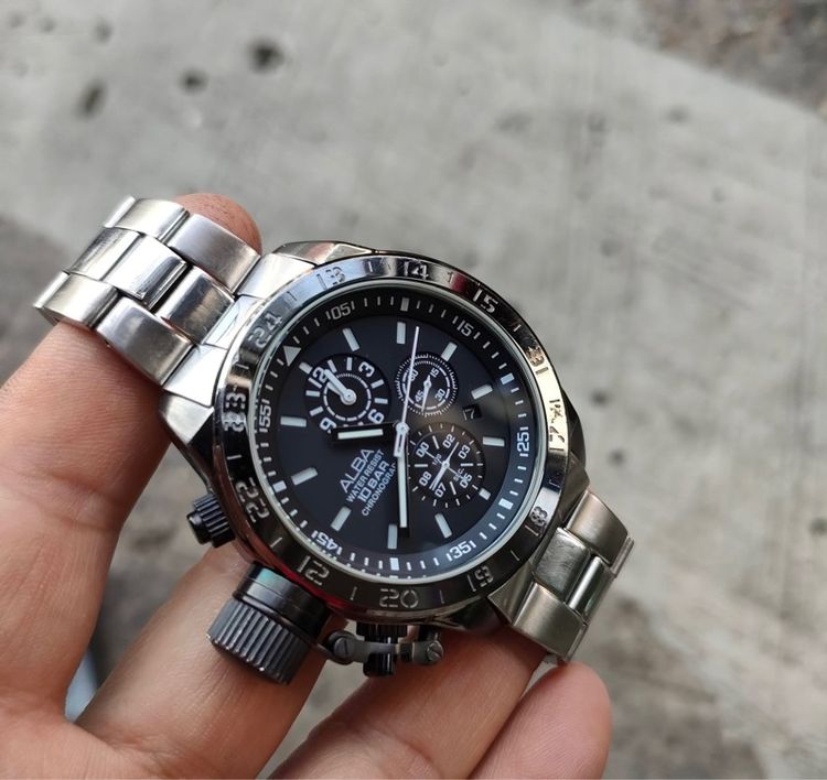 Alba By Seiko chronograph แท้ รูปที่ 2