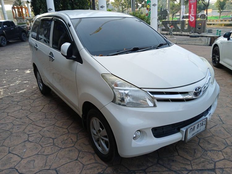 Toyota Avanza 2014 1.5 E Sedan เบนซิน ไม่ติดแก๊ส เกียร์อัตโนมัติ ขาว
