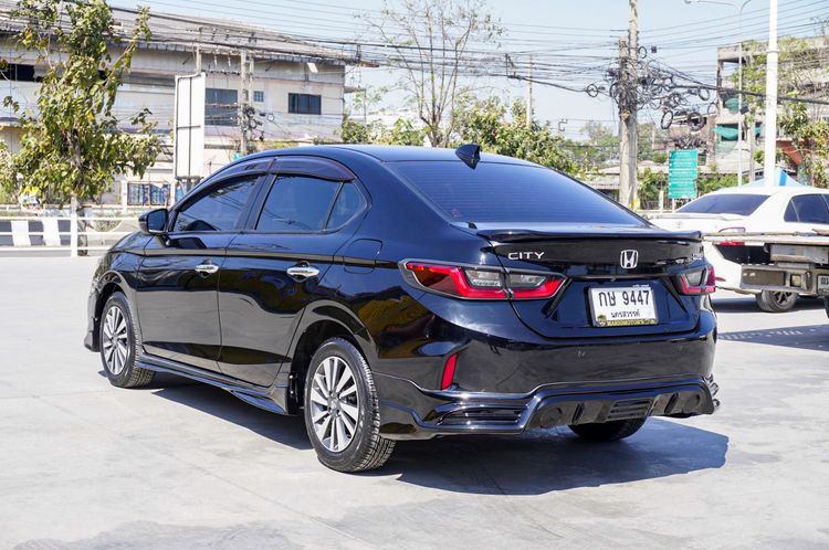 Honda City 2020 1.0 V Sedan เบนซิน ไม่ติดแก๊ส เกียร์อัตโนมัติ ดำ รูปที่ 4