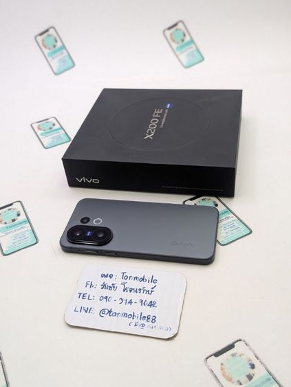 ขาย เทิร์น Vivo X200 Fe สี Black ศูนย์ไทย อายุ 2 เดือน สภาพสวย อุปกรณ์ครบยกกล่อง ประกันยาว เพียง 13,990 บาท ครับ รูปที่ 2
