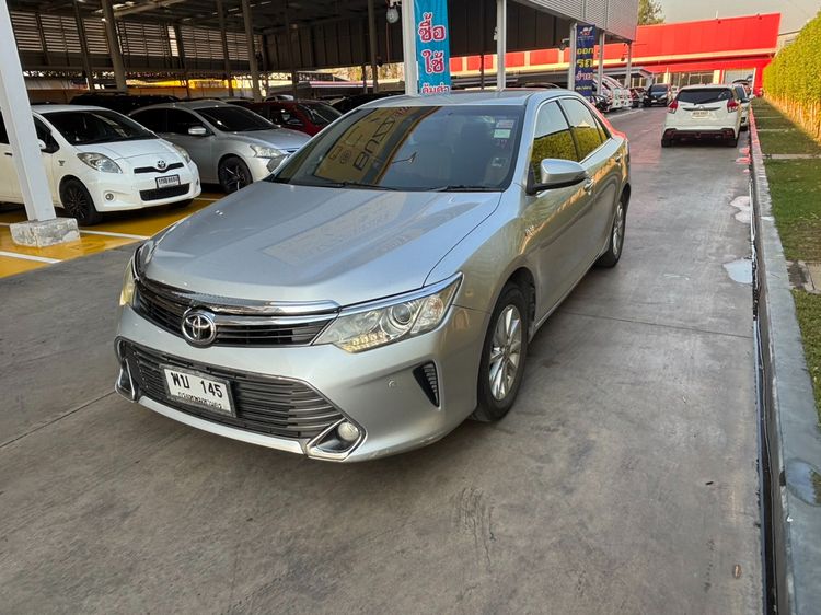 Toyota Camry 2015 2.0 G Sedan ดีเซล ไม่ติดแก๊ส เกียร์อัตโนมัติ เทา รูปที่ 3