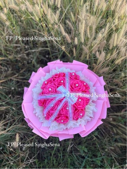 อื่นๆ ช่อดอกกุหลาบริบบิ้นกริตเตอร์