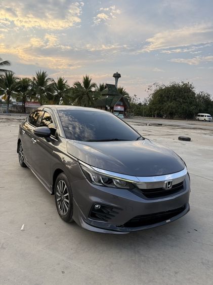 Honda City 2020 1.0 SV Sedan เบนซิน ไม่ติดแก๊ส เกียร์อัตโนมัติ เทา รูปที่ 2