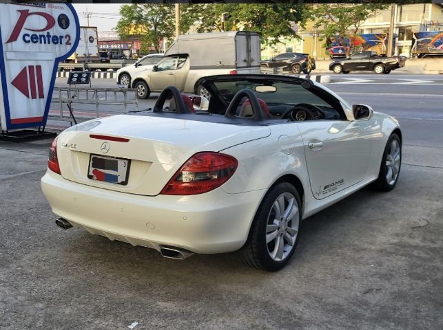 Mercedes-Benz SLK-Class 2009 SLK200 Sedan เบนซิน ไม่ติดแก๊ส เกียร์อัตโนมัติ ขาว รูปที่ 4