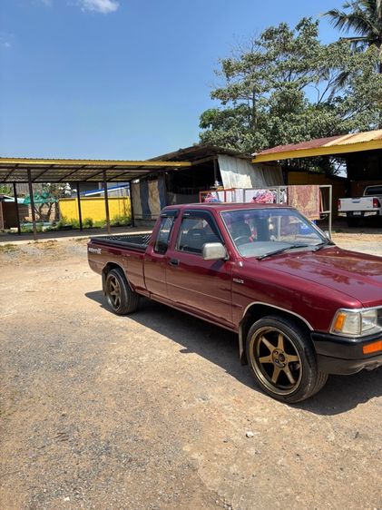 Toyota Hilux Mighty-X 1994 2.4 Pickup ดีเซล ไม่ติดแก๊ส เกียร์ธรรมดา แดง รูปที่ 2