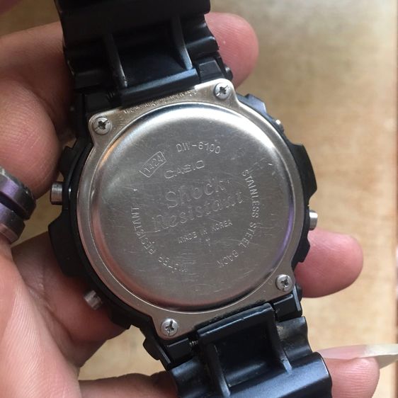 DW-6100 คัสต้อมกรอบ AW-591 สภาพสวย กรอบมีริ้วรอยบ้าง สายเดิม เทสกันน้ำให้แล้ว รูปที่ 5