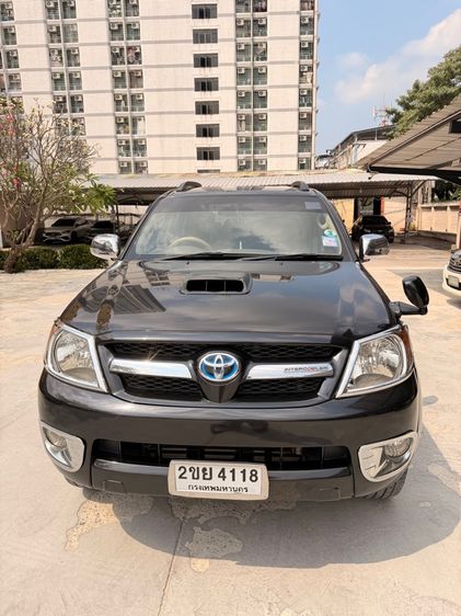 Toyota Hilux Vigo 2008 3.0 Prerunner E Pickup ดีเซล ไม่ติดแก๊ส เกียร์ธรรมดา ดำ รูปที่ 3