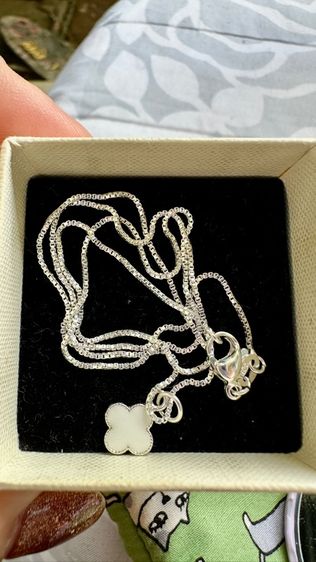 สร้อยเงินแท้พร้อมจี้เงินแท้  รูปที่ 2