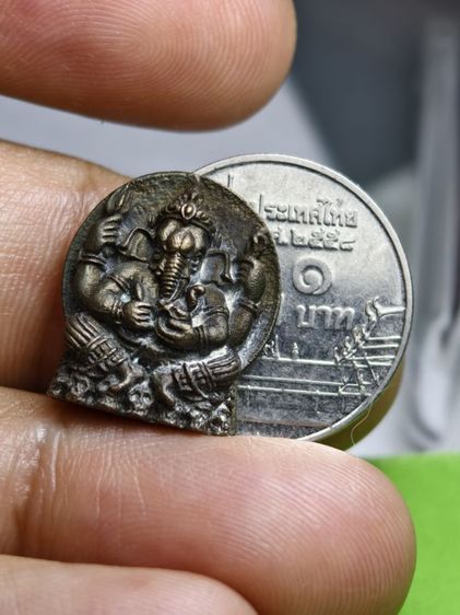 เหรียญพระพิฆเนศ ญสส. วัดบวรฯ ปี36 เนื้อนวะโลหะ พร้อมกล่องหายาก รูปที่ 6