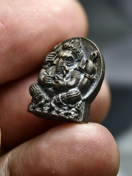 เหรียญพระพิฆเนศ ญสส. วัดบวรฯ ปี36 เนื้อนวะโลหะ พร้อมกล่องหายาก รูปที่ 3