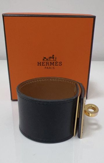 กำไล Hermès รุ่น Kelly Dog สีดำ รูปที่ 4