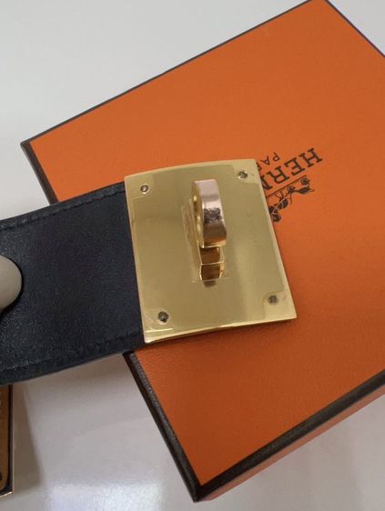 กำไล Hermès รุ่น Kelly Dog สีดำ รูปที่ 2