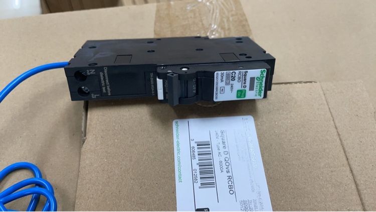 เบรกเกอร์กันดูด schneider rcbo