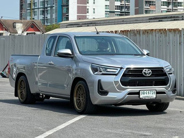 Toyota Hilux Revo 2020 2.4 Entry Pickup ดีเซล ไม่ติดแก๊ส เกียร์ธรรมดา เทา รูปที่ 4