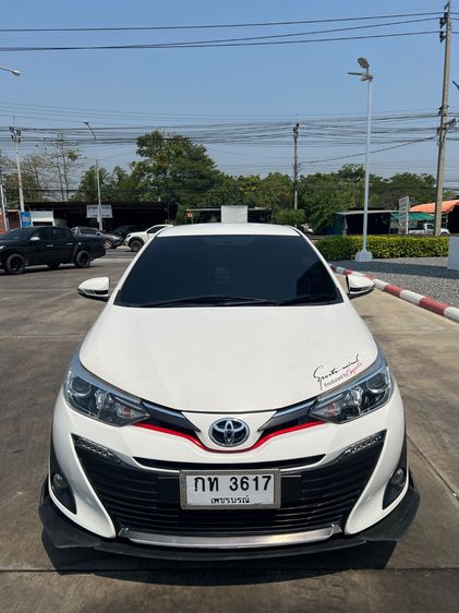 Toyota Yaris ATIV 2017 1.2 G Sedan เบนซิน เกียร์อัตโนมัติ ขาว รูปที่ 3