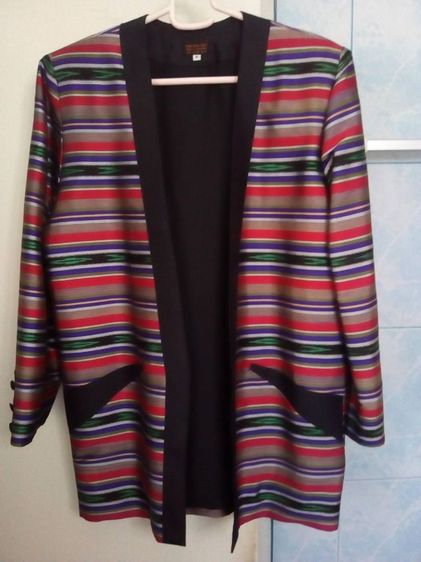 เสื้อคลุมผ้าไหมไทย เสื้อลำลองไหมญี่ปุ่น