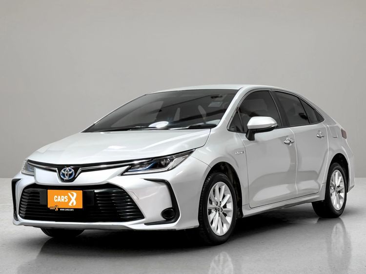 รถ Toyota Altis 1.8 Hybrid Mid สี บรอนซ์เงิน