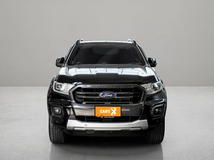 Ford Ranger 2020 2.0 Bi-Turbo Hi-Rider Wildtrak Pickup ดีเซล ไม่ติดแก๊ส เกียร์อัตโนมัติ ดำ รูปที่ 2
