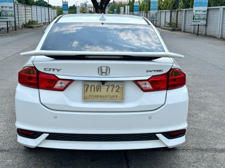 Honda City 2017 1.5 S i-VTEC Sedan เบนซิน ไม่ติดแก๊ส เกียร์อัตโนมัติ ขาว รูปที่ 4
