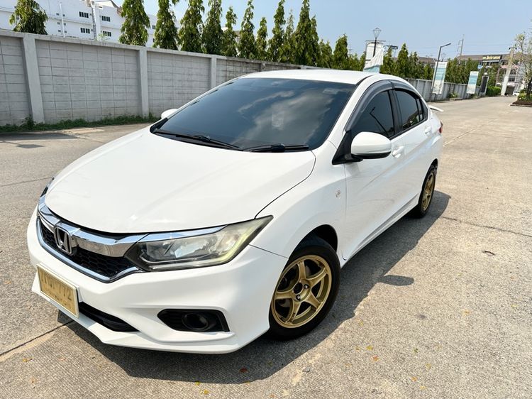 Honda City 2017 1.5 S i-VTEC Sedan เบนซิน ไม่ติดแก๊ส เกียร์อัตโนมัติ ขาว รูปที่ 3