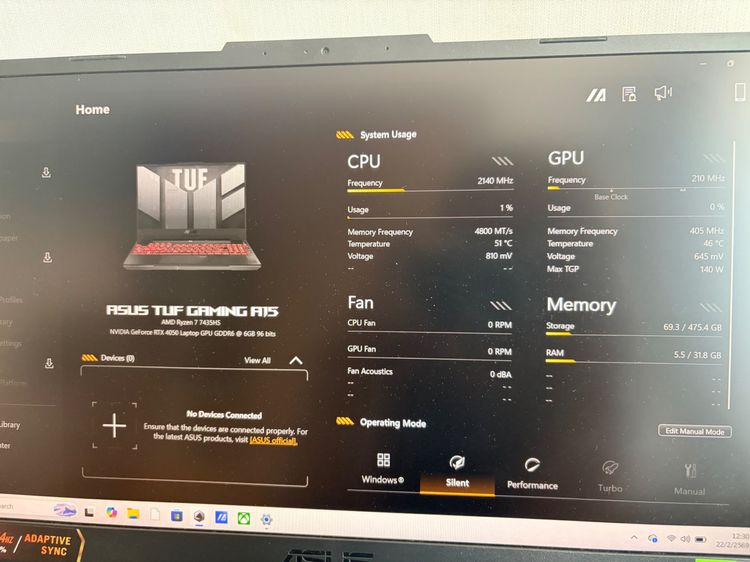 ASUS TUF GAMING AI5 สภาพดี ราคาคุยกันได้ รูปที่ 5