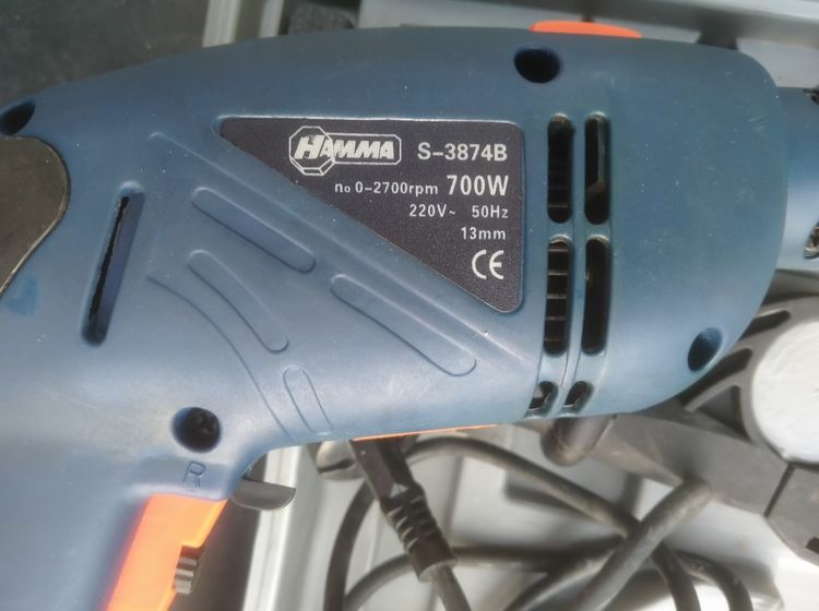 สว่านไฟฟ้า สภาพดี ใช้น้อย เหมือนใหม่ มีกล่องให้ พร้อมอุปกรณ์ในกล่อง รูปที่ 3