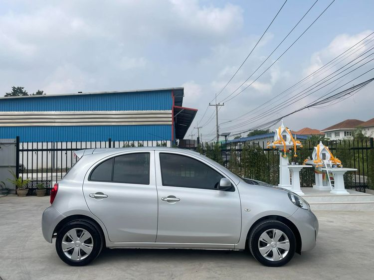 Nissan March 2013 1.2 E Sedan เบนซิน ไม่ติดแก๊ส เกียร์อัตโนมัติ บรอนซ์เงิน รูปที่ 4