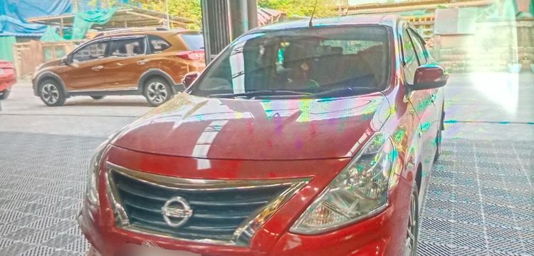 รถ Nissan Almera 1.2 V Sportech สี แดง