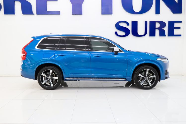 Volvo XC90 2019 2.0 T8 R-Design 4WD Utility-car ไฮบริด ไม่ติดแก๊ส เกียร์อัตโนมัติ น้ำเงิน รูปที่ 4