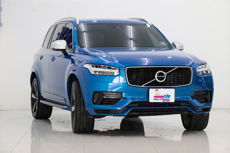 Volvo XC90 2019 2.0 T8 R-Design 4WD Utility-car ไฮบริด ไม่ติดแก๊ส เกียร์อัตโนมัติ น้ำเงิน รูปที่ 2