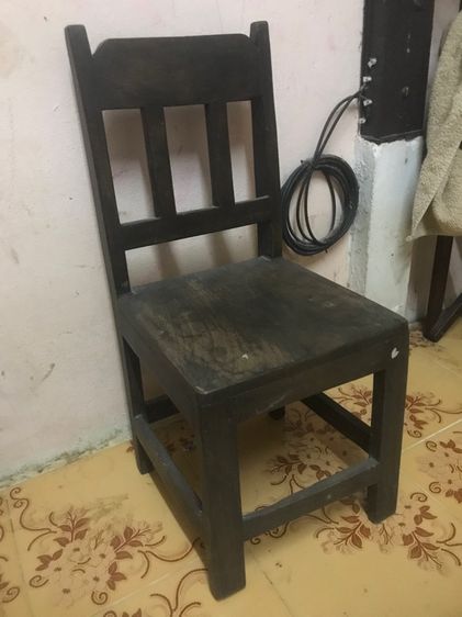 ชุดโต๊ะนักเรียนไม้สักงานเก่า รูปที่ 5