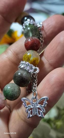 สร้อยข้อมือหินโปร่งข่ามแท้ รูปที่ 2