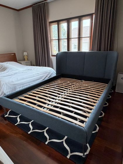เตียง 5ฟุต ikea tufjord ของใหม่ โชว์ห้องตัวอย่าง ซื้อมา26000  รูปที่ 9