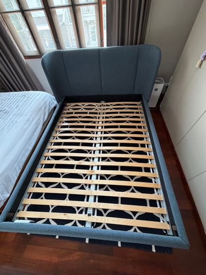 เตียง 5ฟุต ikea tufjord ของใหม่ โชว์ห้องตัวอย่าง ซื้อมา26000  รูปที่ 7