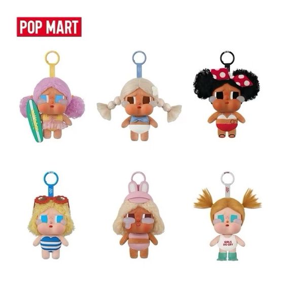 (พร้อมส่ง)POP MART CRYBABY Vacation Mode On Series -Vinyl Plush Pendant Blind Box แท้💯