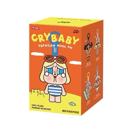 (พร้อมส่ง)POP MART CRYBABY Vacation Mode On Series -Vinyl Plush Pendant Blind Box แท้💯 รูปที่ 3